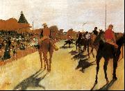 Edgar Degas Horses Before the Stands oil painting